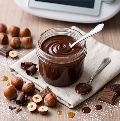 Crema de avellana y chocolate 